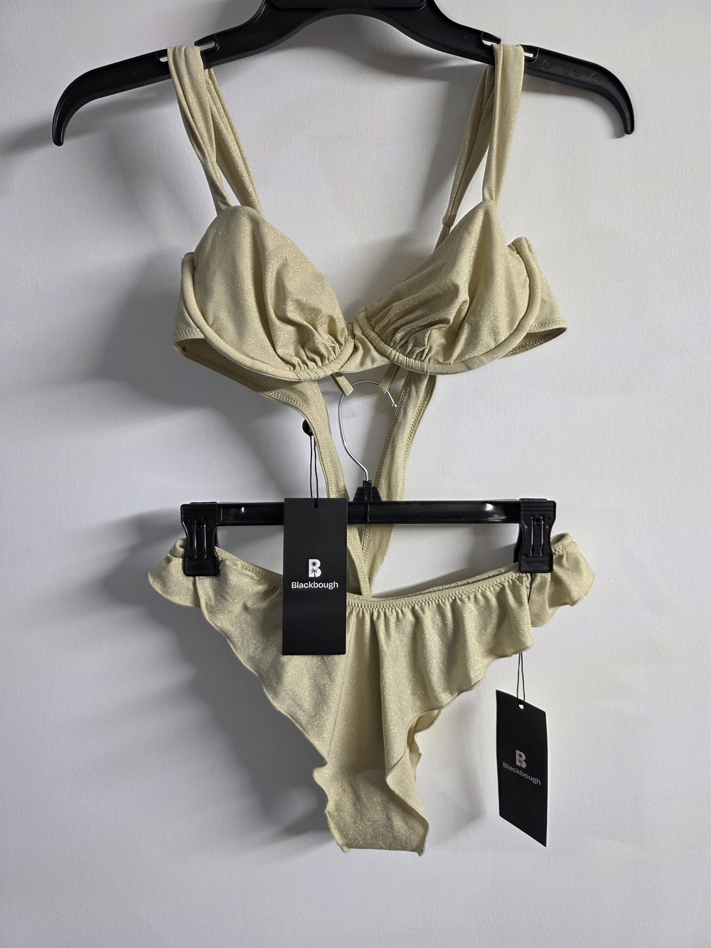 Blackbough Shimmery Cream Underwire Bikini Set